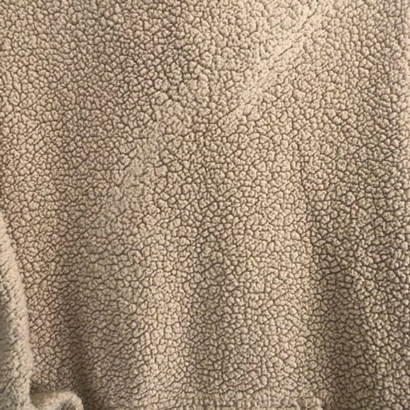 Rumors Original Women’s Tan Neutral tone Soft Teddy Sherpa Pullover Hoodie SZ M - Picture 3 of 12